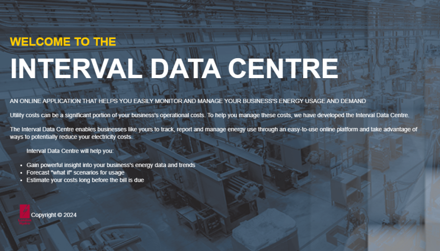 The Interval Data Centre Home Page